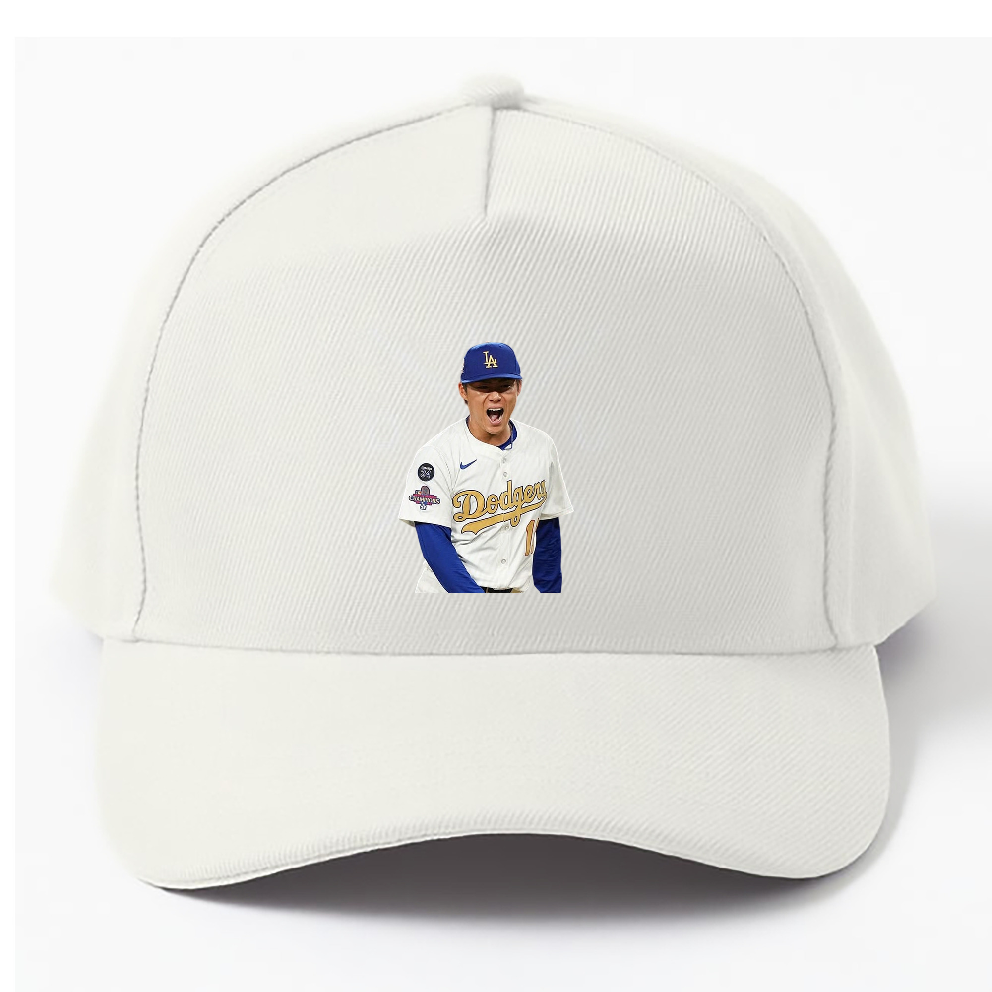  100% Cotton Baseball Cap – Heat Transfer Print – Comfortable, Durable, Perfect For Sports & Everyday Wear