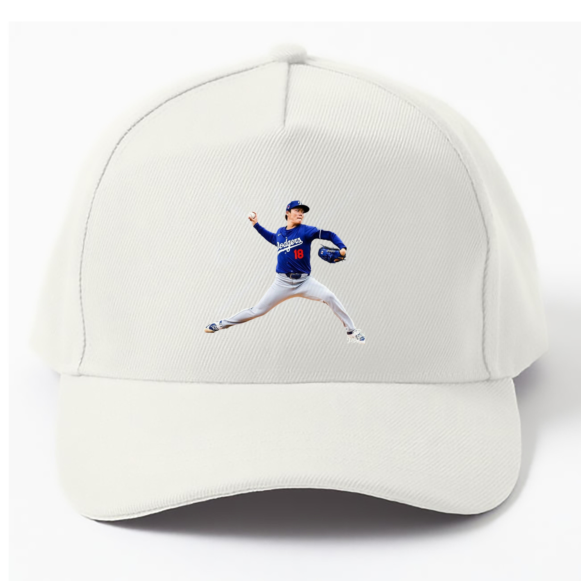  100% Cotton Baseball Cap – Heat Transfer Print – Comfortable, Durable, Perfect For Sports & Everyday Wear