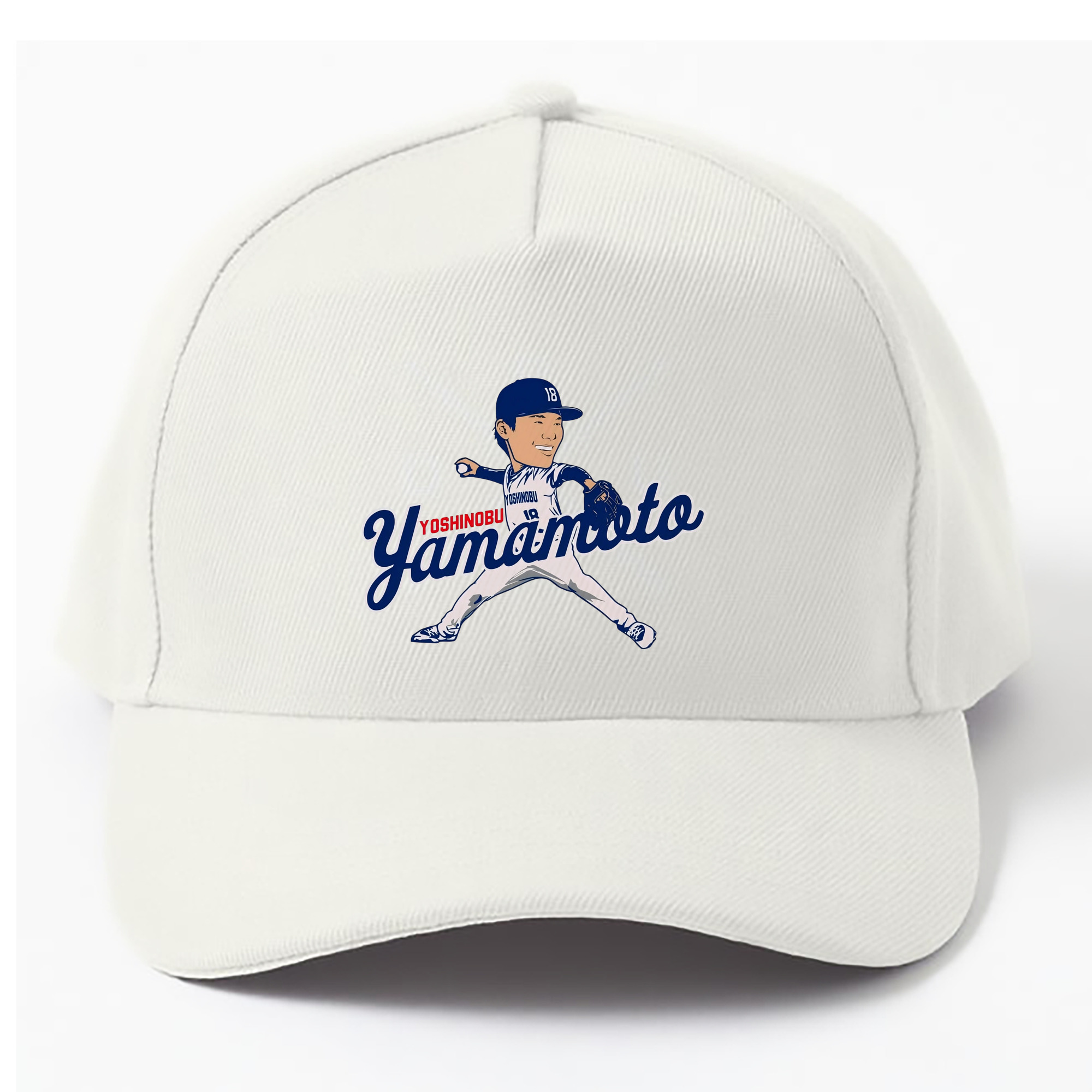  100% Cotton Baseball Cap – Heat Transfer Print – Comfortable, Durable, Perfect For Sports & Everyday Wear