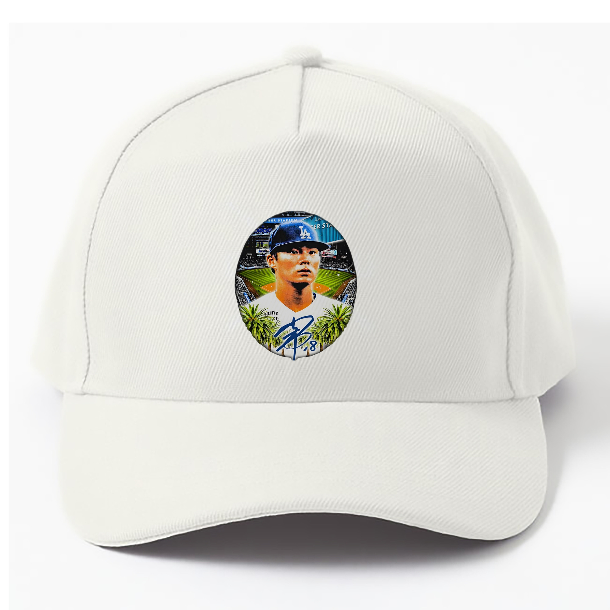  100% Cotton Baseball Cap – Heat Transfer Print – Comfortable, Durable, Perfect For Sports & Everyday Wear