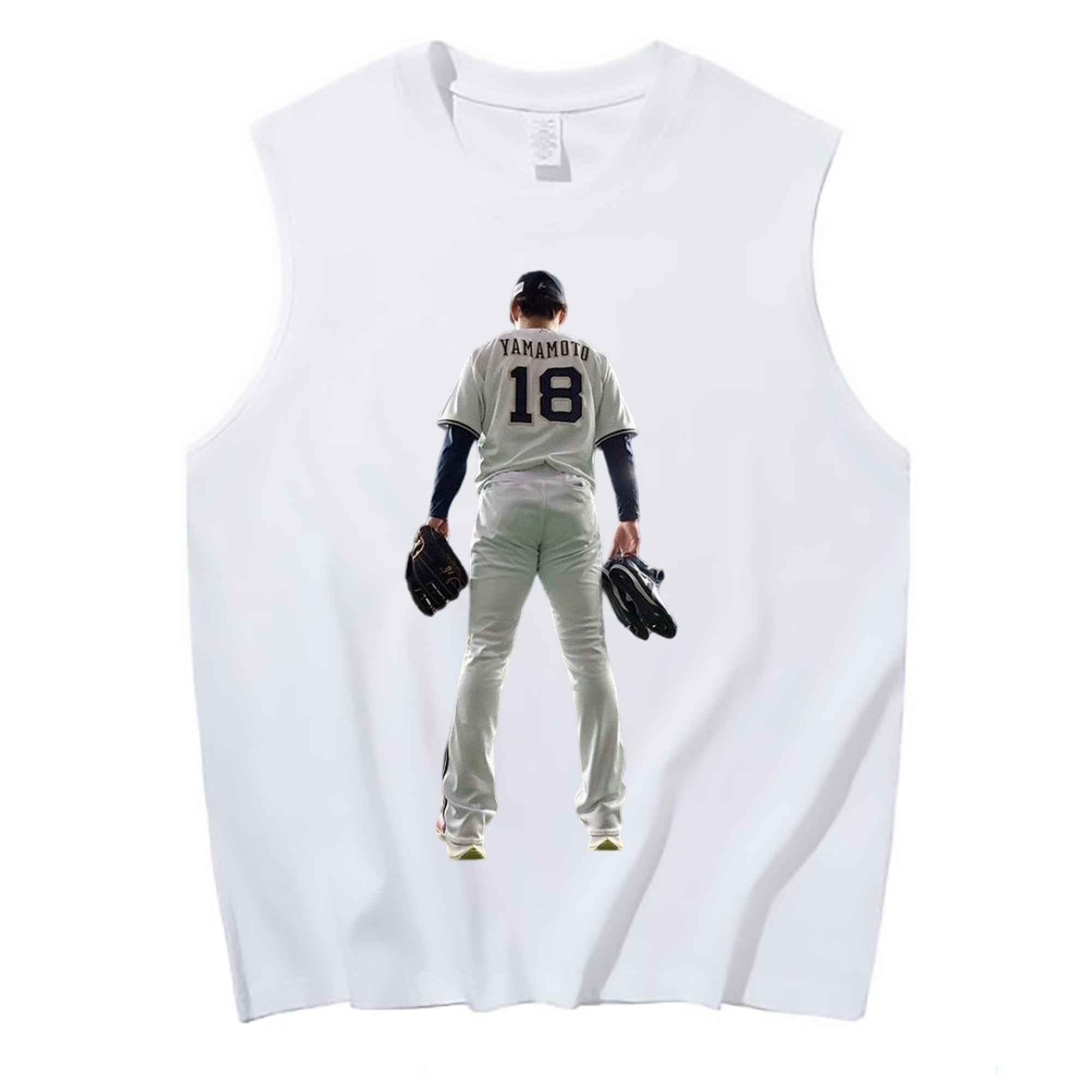  210g Combed Cotton Tank Top With Front Heat Transfer Print – Soft, Lightweight, Fitted Design – Stylish & Comfortable Casual Wear For Sports & Everyday Use