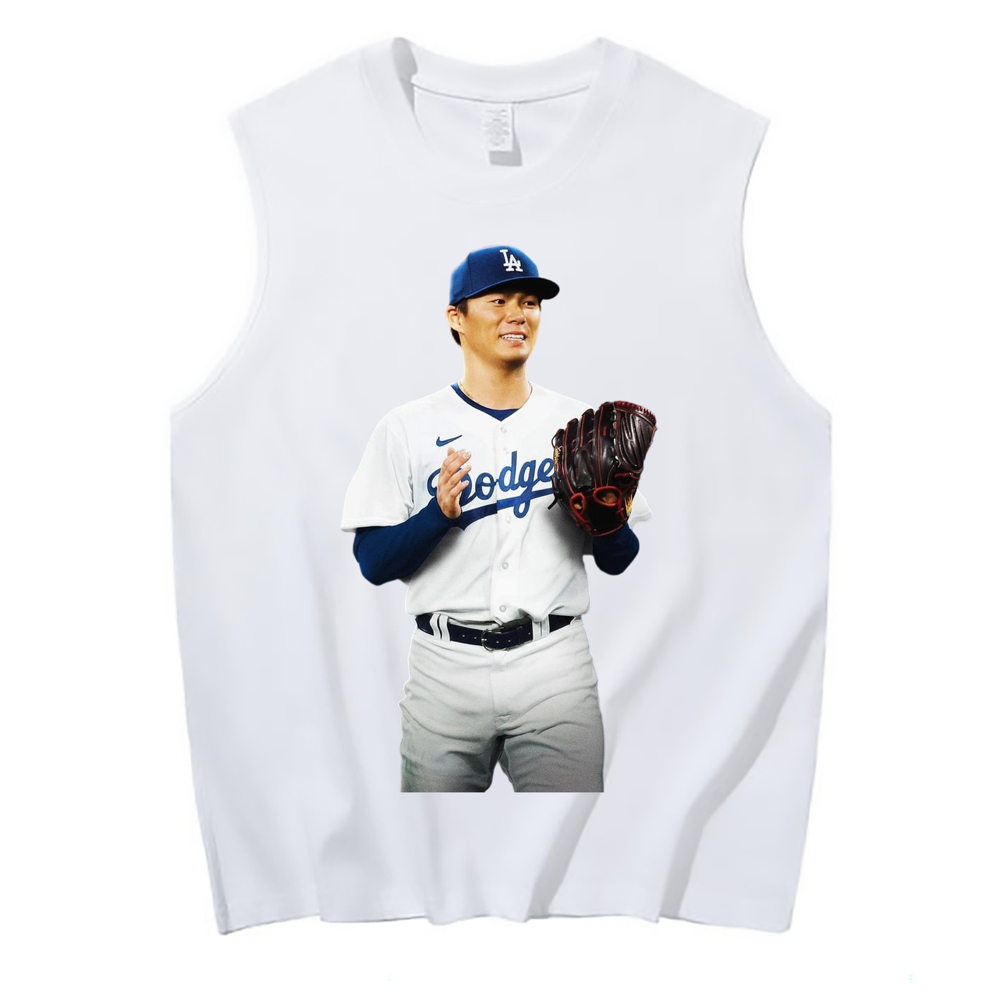  210g Combed Cotton Tank Top With Front Heat Transfer Print – Soft, Lightweight, Fitted Design – Stylish & Comfortable Casual Wear For Sports & Everyday Use