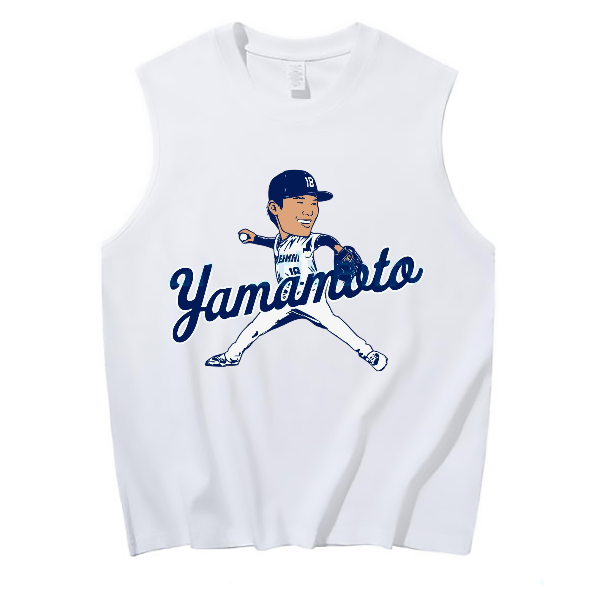  210g Combed Cotton Tank Top With Front Heat Transfer Print – Soft, Lightweight, Fitted Design – Stylish & Comfortable Casual Wear For Sports & Everyday Use