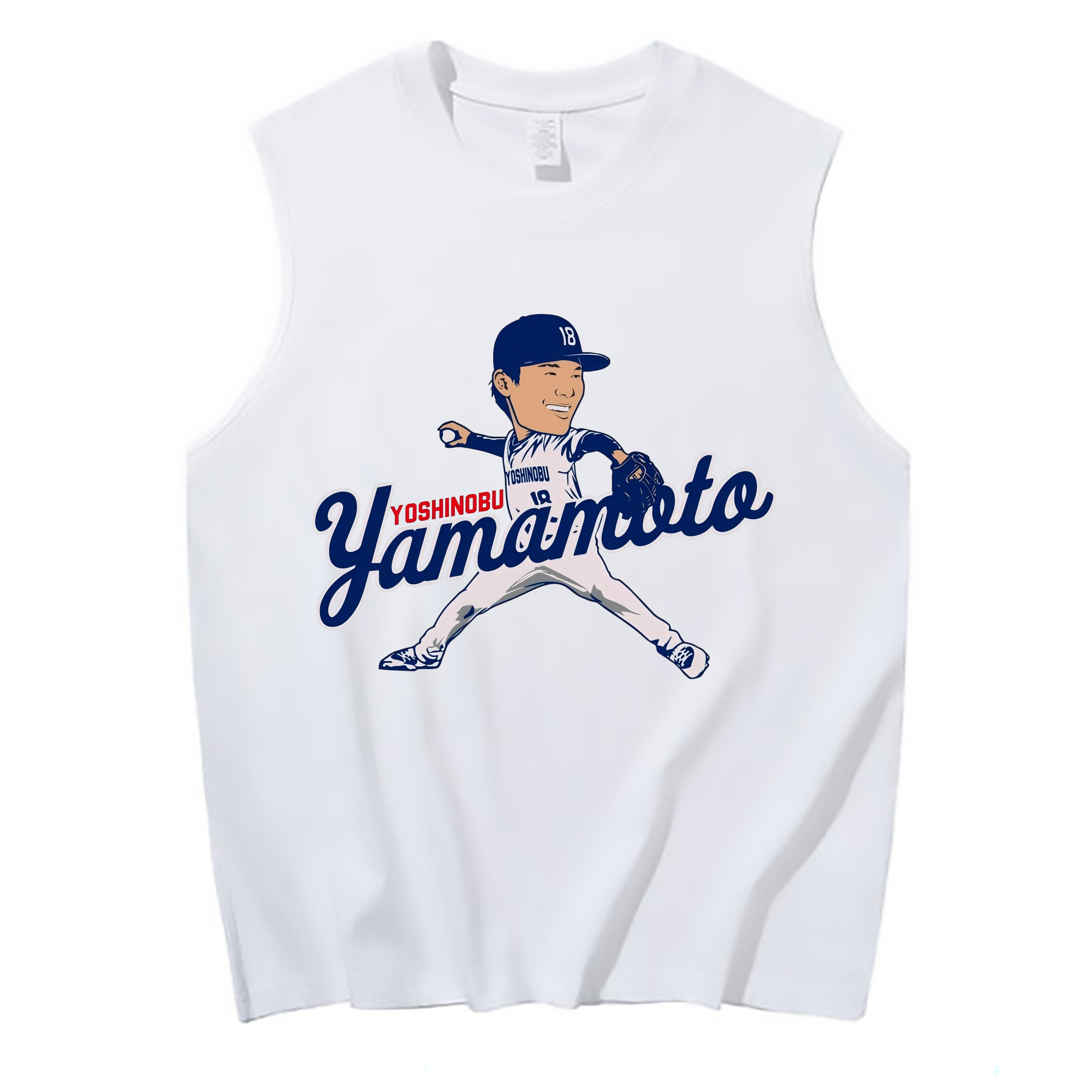  210g Combed Cotton Tank Top With Front Heat Transfer Print – Soft, Lightweight, Fitted Design – Stylish & Comfortable Casual Wear For Sports & Everyday Use