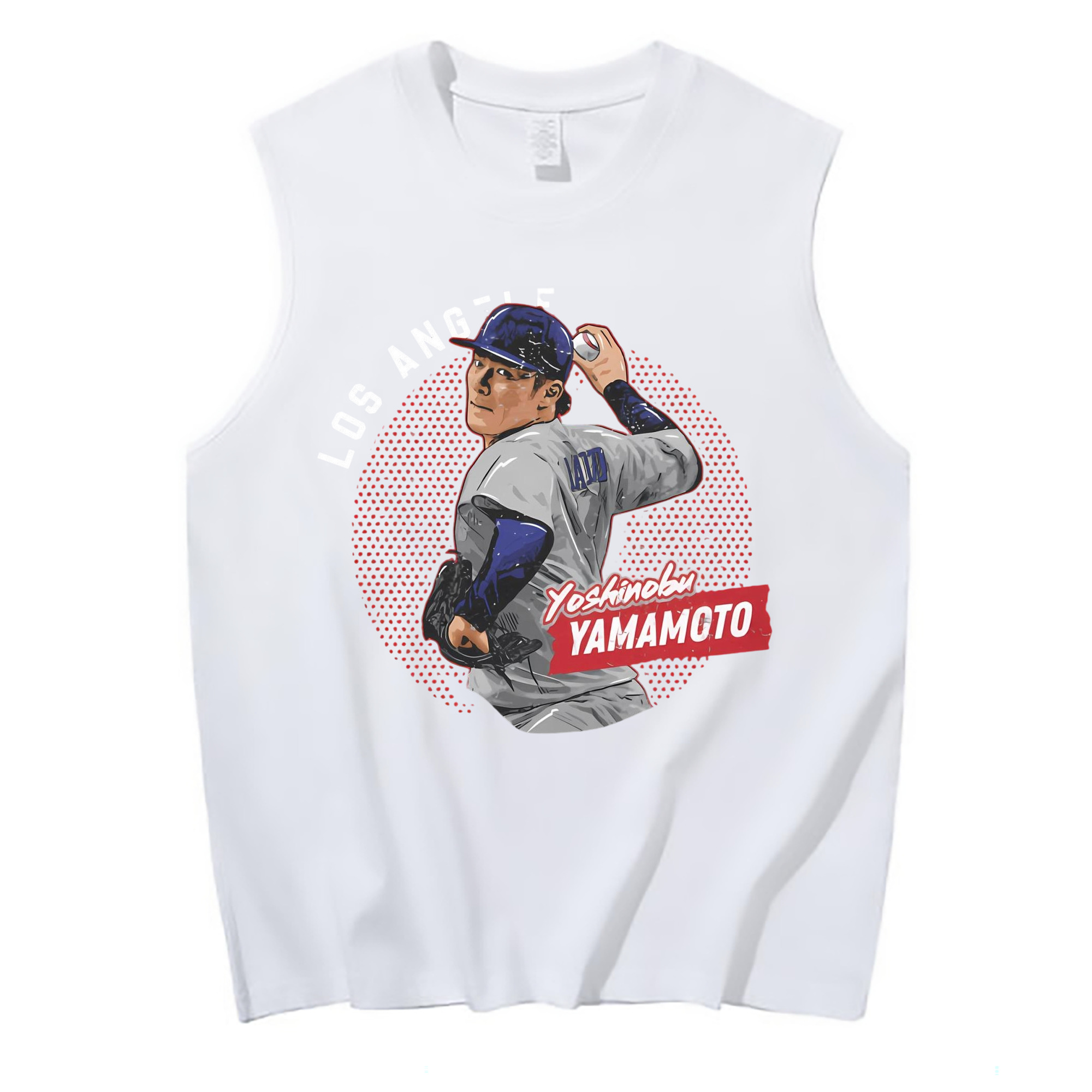  210g Combed Cotton Tank Top With Front Heat Transfer Print – Soft, Lightweight, Fitted Design – Stylish & Comfortable Casual Wear For Sports & Everyday Use