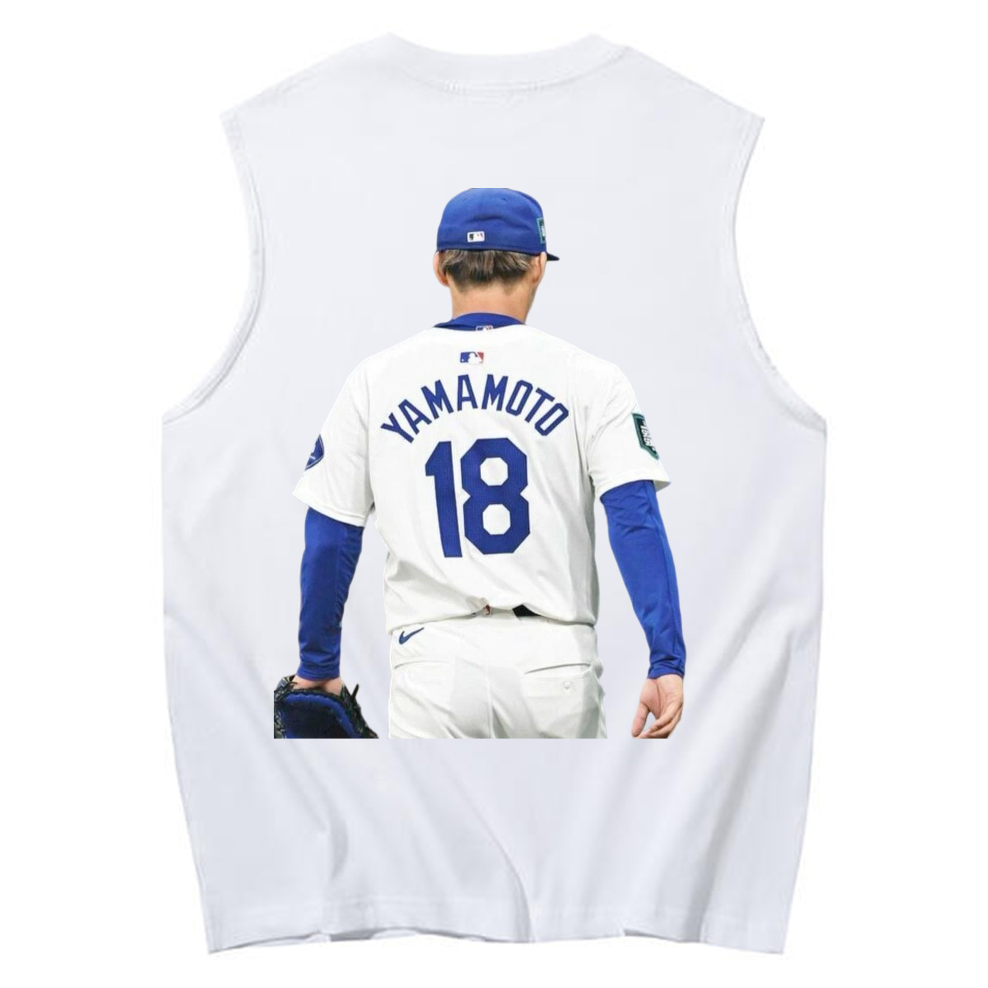  230g Pure Cotton Tank Top With Back Heat Transfer Print – Soft, Lightweight, Fitted Design – Stylish & Comfortable Casual Wear For Sports & Everyday Use