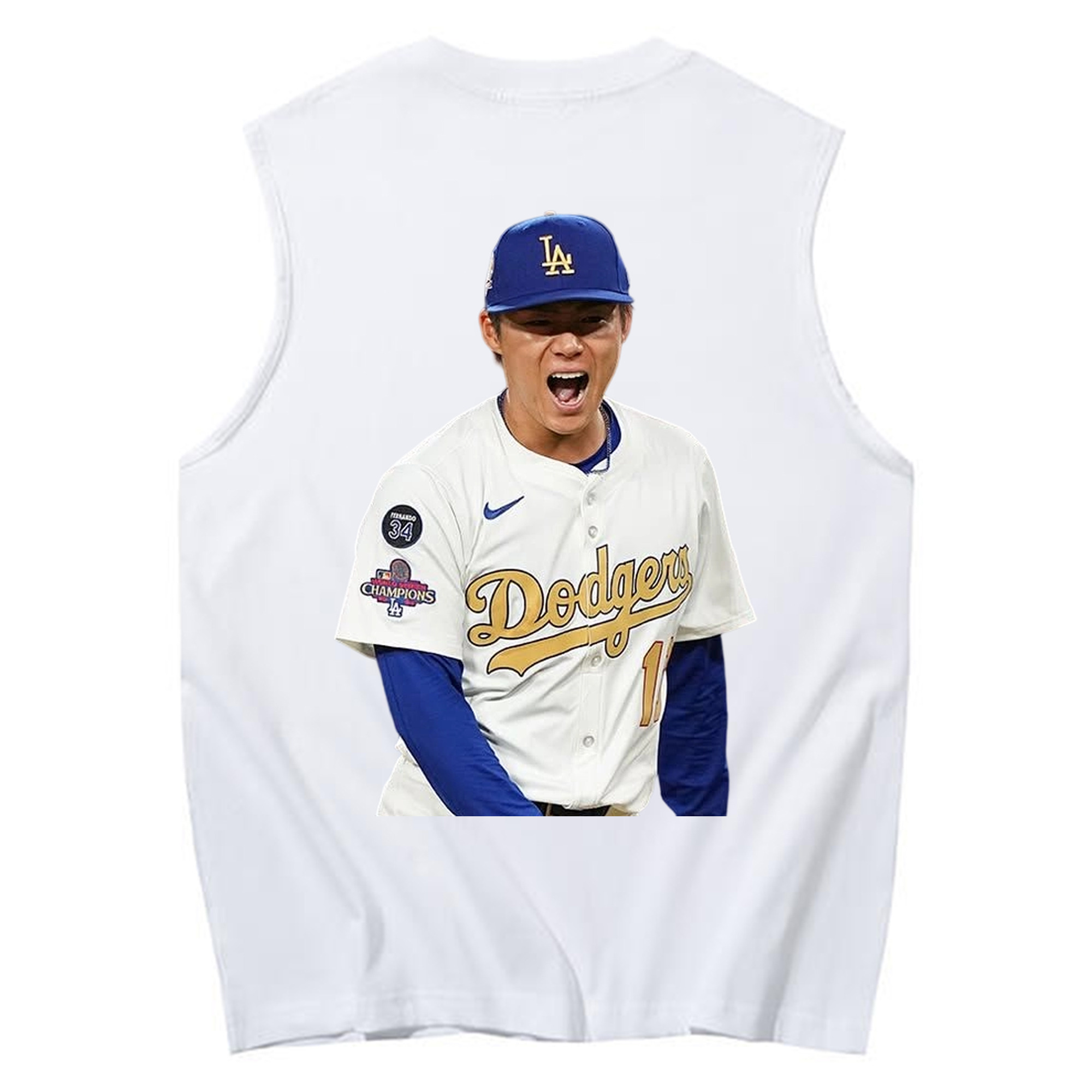  230g Pure Cotton Tank Top With Back Heat Transfer Print – Soft, Lightweight, Fitted Design – Stylish & Comfortable Casual Wear For Sports & Everyday Use