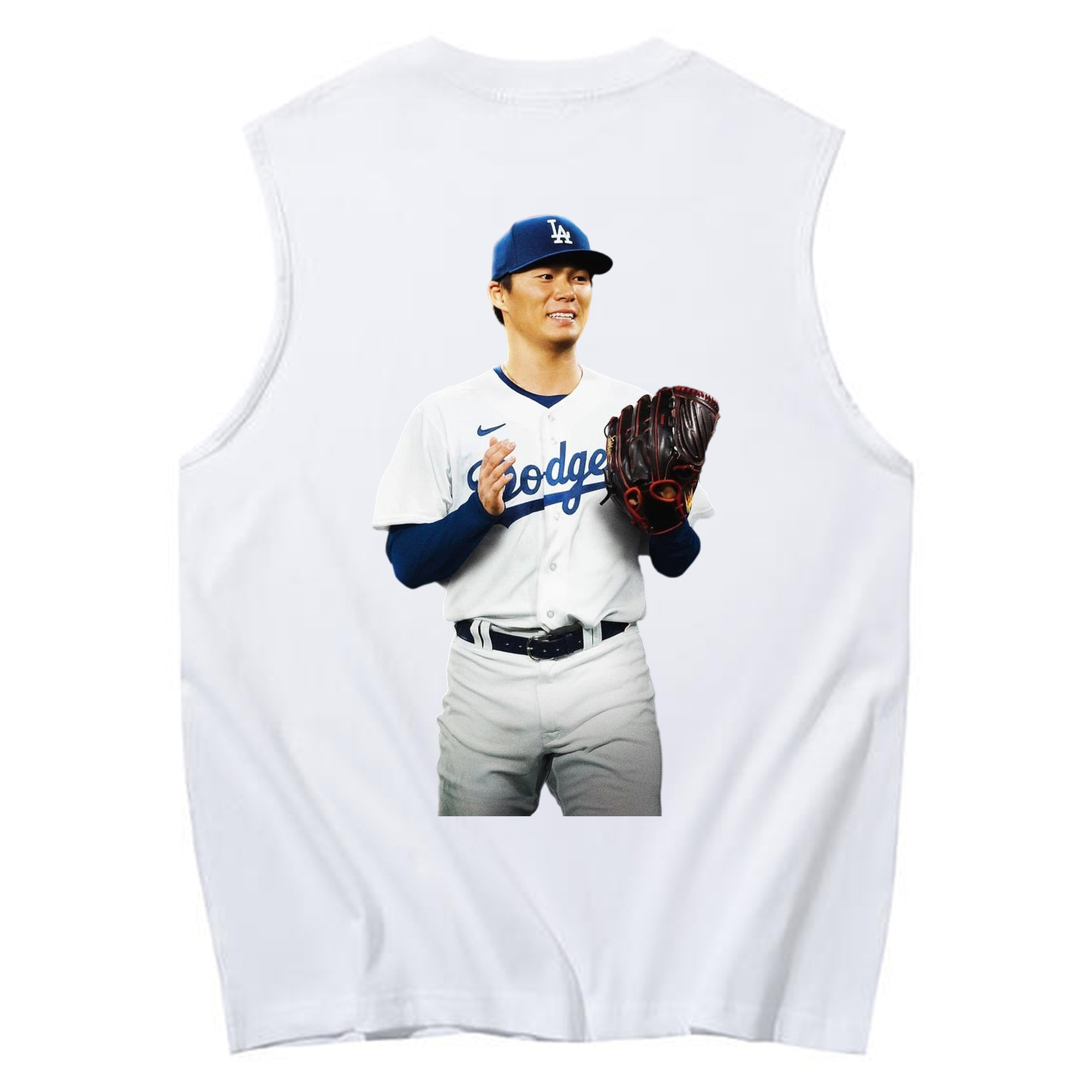  230g Pure Cotton Tank Top With Back Heat Transfer Print – Soft, Lightweight, Fitted Design – Stylish & Comfortable Casual Wear For Sports & Everyday Use