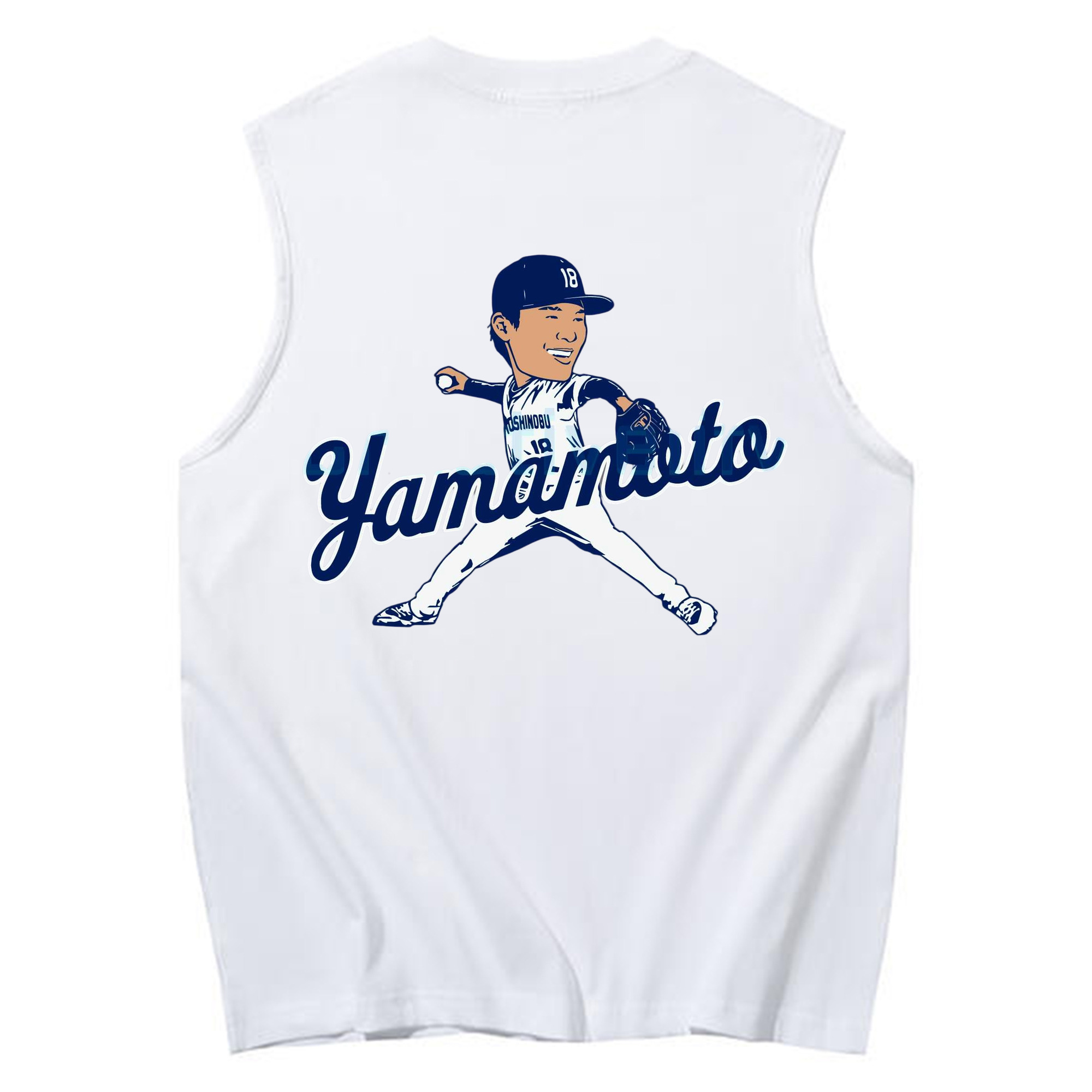  230g Pure Cotton Tank Top With Back Heat Transfer Print – Soft, Lightweight, Fitted Design – Stylish & Comfortable Casual Wear For Sports & Everyday Use