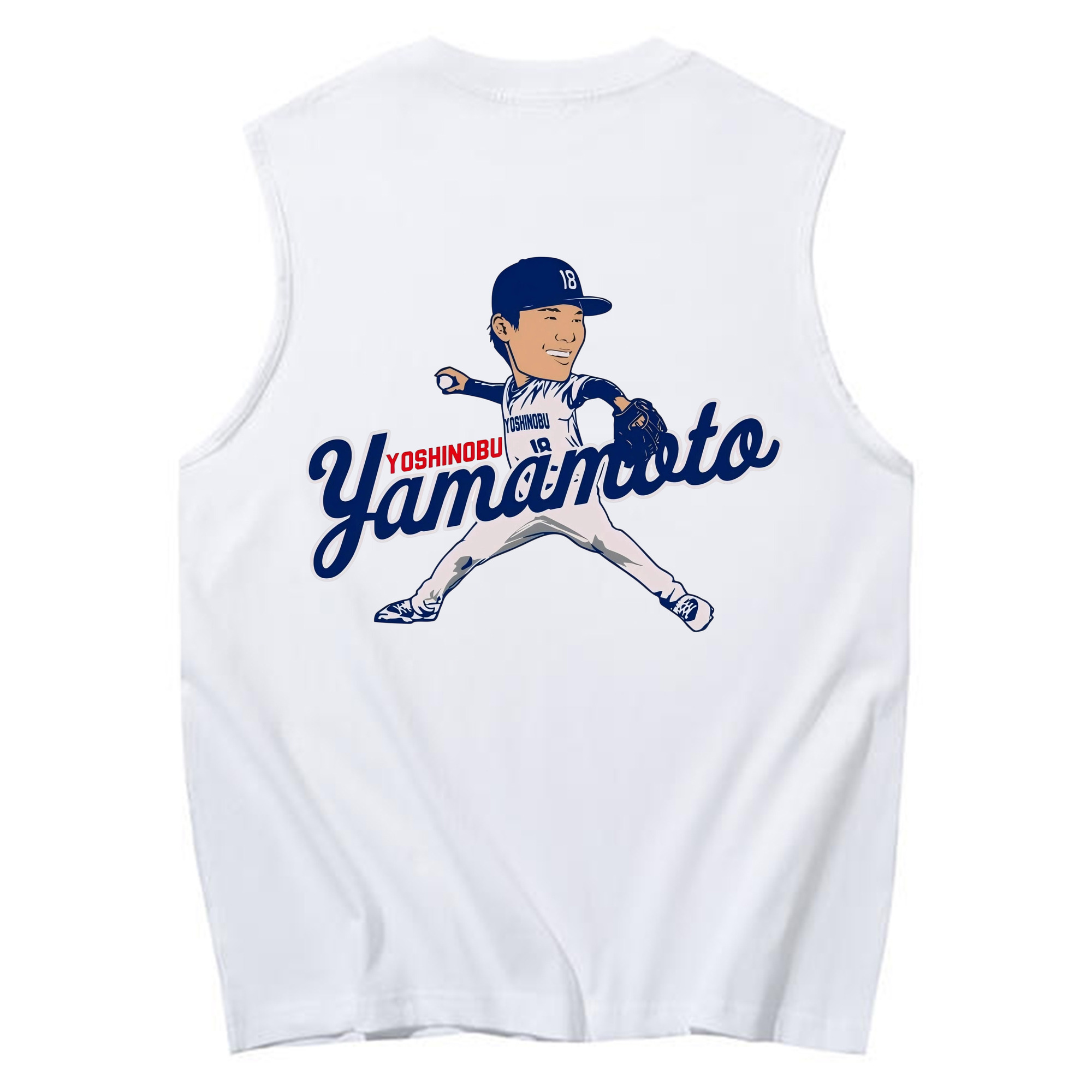  230g Pure Cotton Tank Top With Back Heat Transfer Print – Soft, Lightweight, Fitted Design – Stylish & Comfortable Casual Wear For Sports & Everyday Use