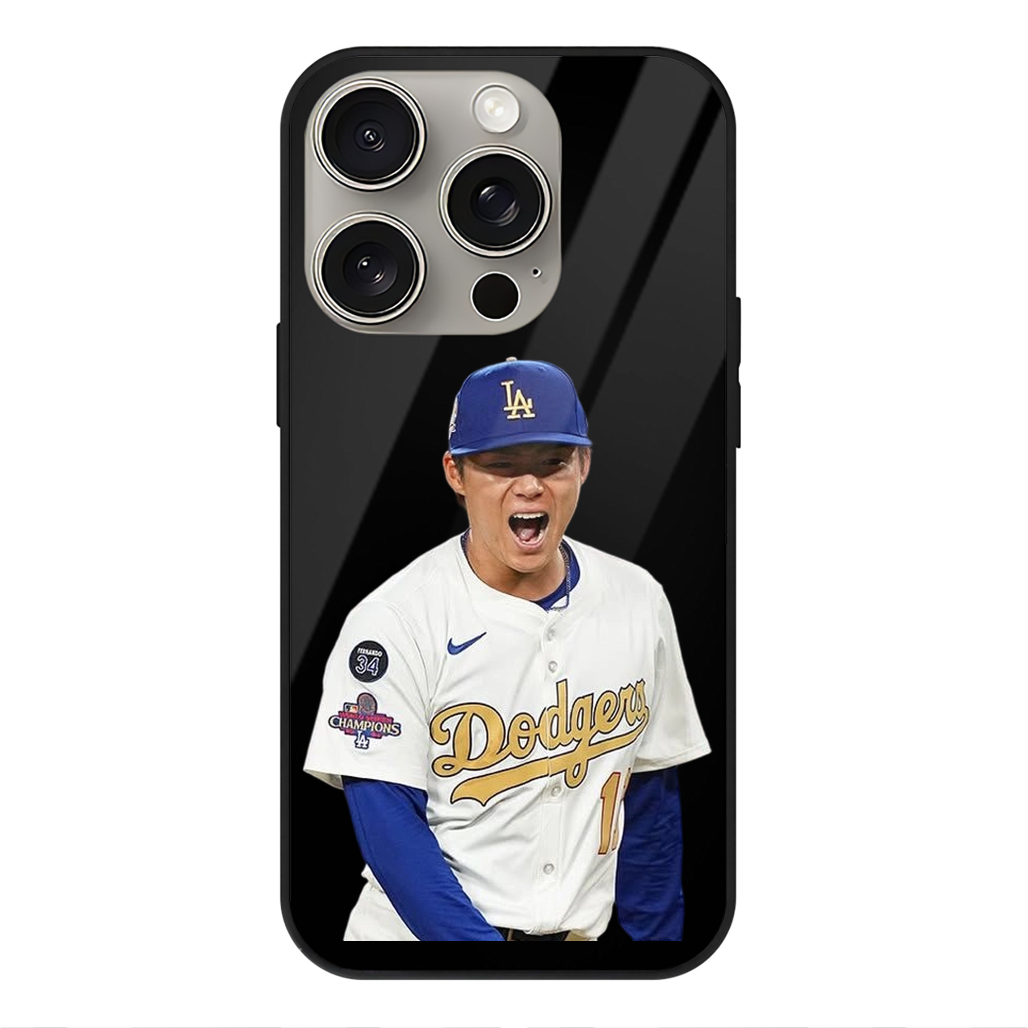  IPhone 15 Pro Mirror Phone Case – UV Printed Glass + TPU – Scratch-Resistant, Wireless Charging Compatible, Precise Fit & Stylish Design