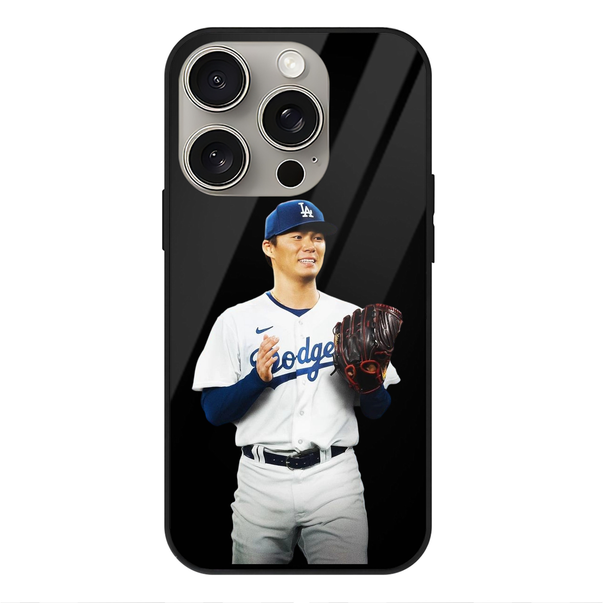  IPhone 15 Pro Mirror Phone Case – UV Printed Glass + TPU – Scratch-Resistant, Wireless Charging Compatible, Precise Fit & Stylish Design