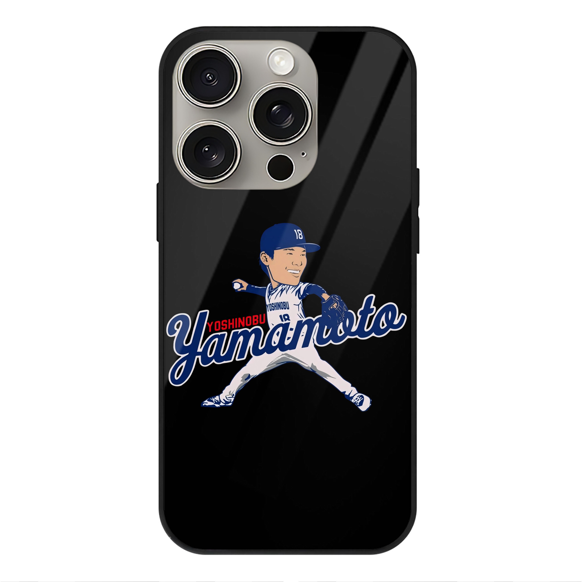  IPhone 15 Pro Mirror Phone Case – UV Printed Glass + TPU – Scratch-Resistant, Wireless Charging Compatible, Precise Fit & Stylish Design