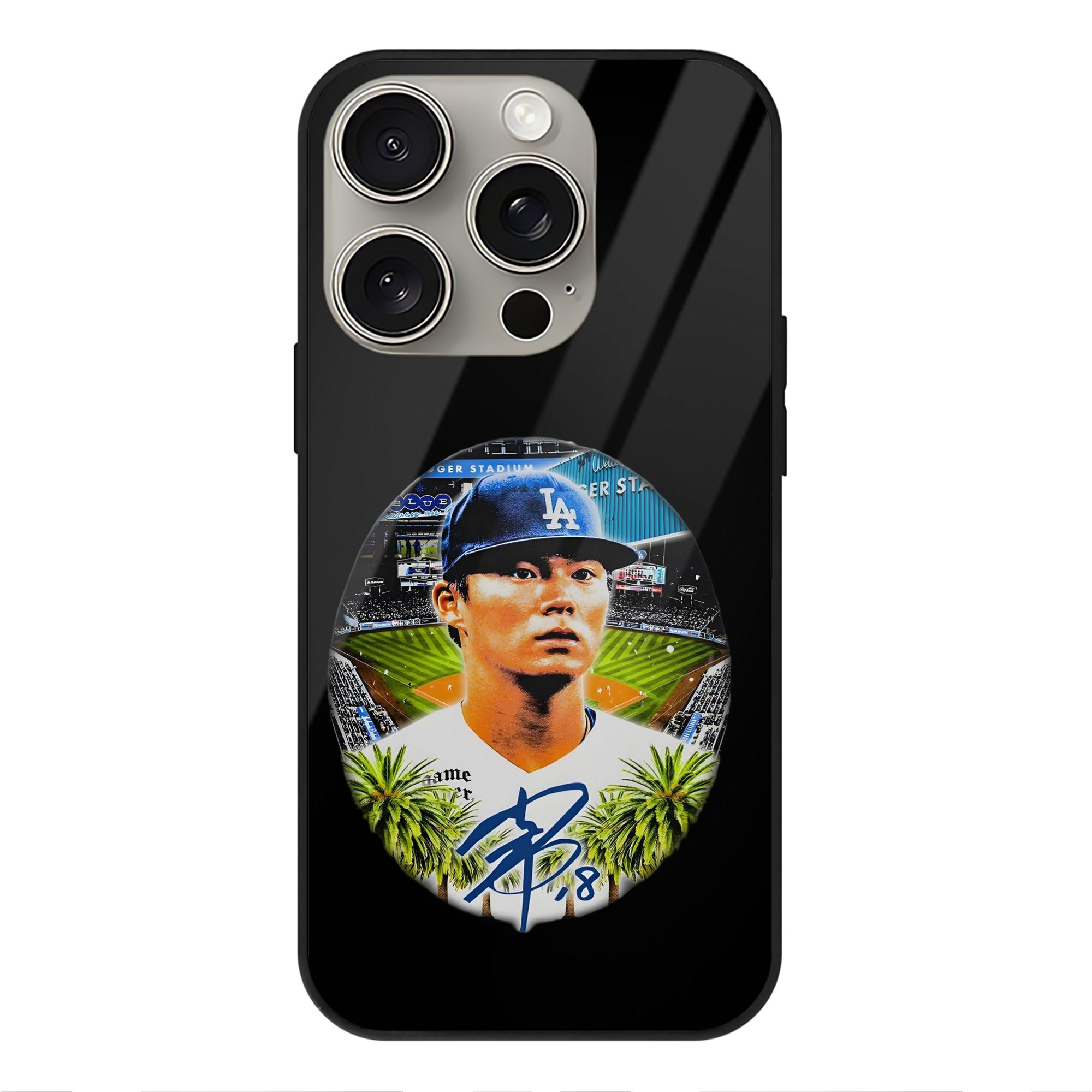  IPhone 15 Pro Mirror Phone Case – UV Printed Glass + TPU – Scratch-Resistant, Wireless Charging Compatible, Precise Fit & Stylish Design