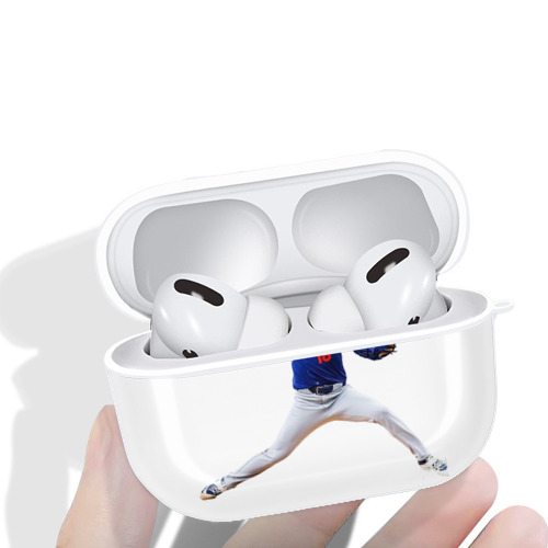  AirPods Pro Hard Case White With Keychain, Durable Flexible PC, Precise Cutouts, Anti-Fingerprint, Yellowing & Scratch Resistant, Full Protection, Washable