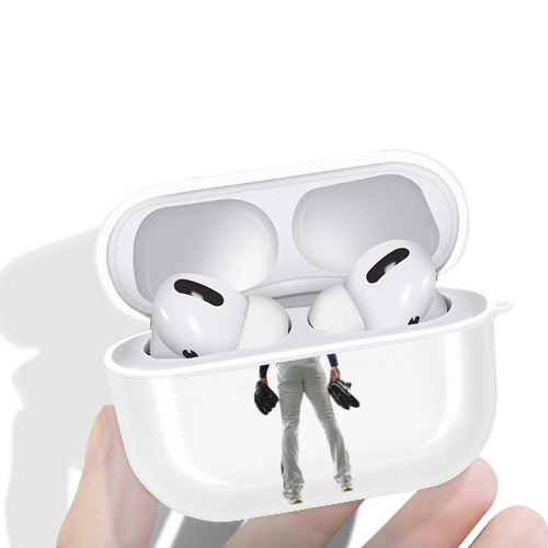  AirPods Pro Hard Case White With Keychain, Durable Flexible PC, Precise Cutouts, Anti-Fingerprint, Yellowing & Scratch Resistant, Full Protection, Washable