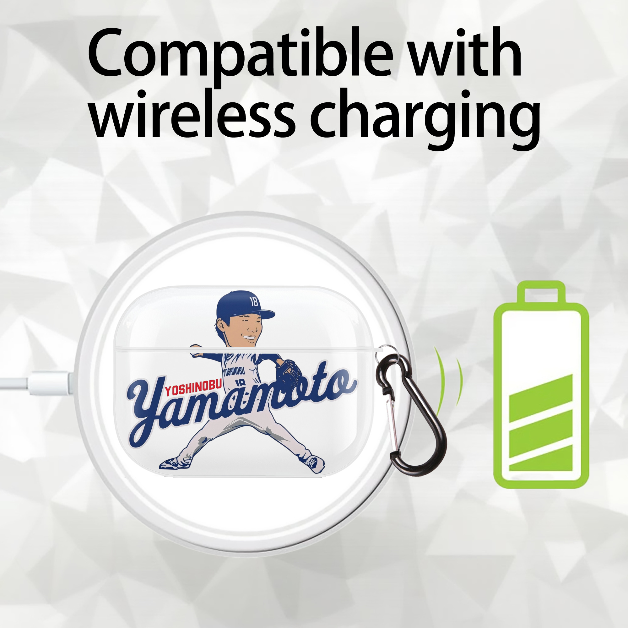  AirPods Pro Hard Case White With Keychain, Durable Flexible PC, Precise Cutouts, Anti-Fingerprint, Yellowing & Scratch Resistant, Full Protection, Washable