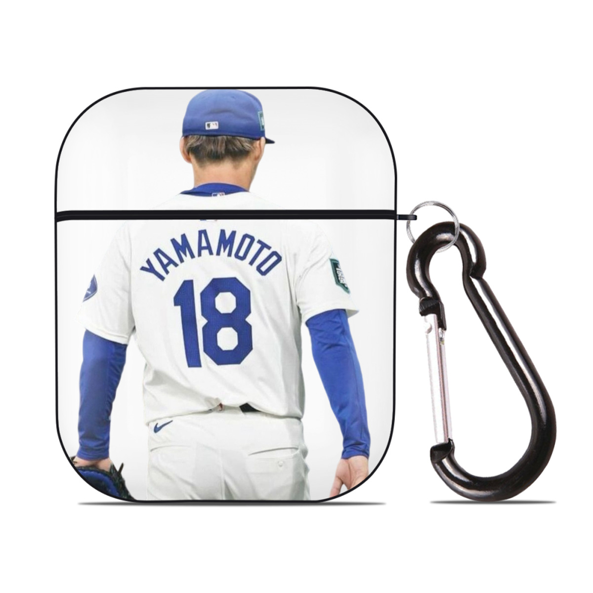  AirPods 2 Case Hard Shell Black, Flexible PC Material, Precise Cutouts, Full Protection, Anti-Fingerprint, Washable, Includes Keychain – Durable & Slim Design