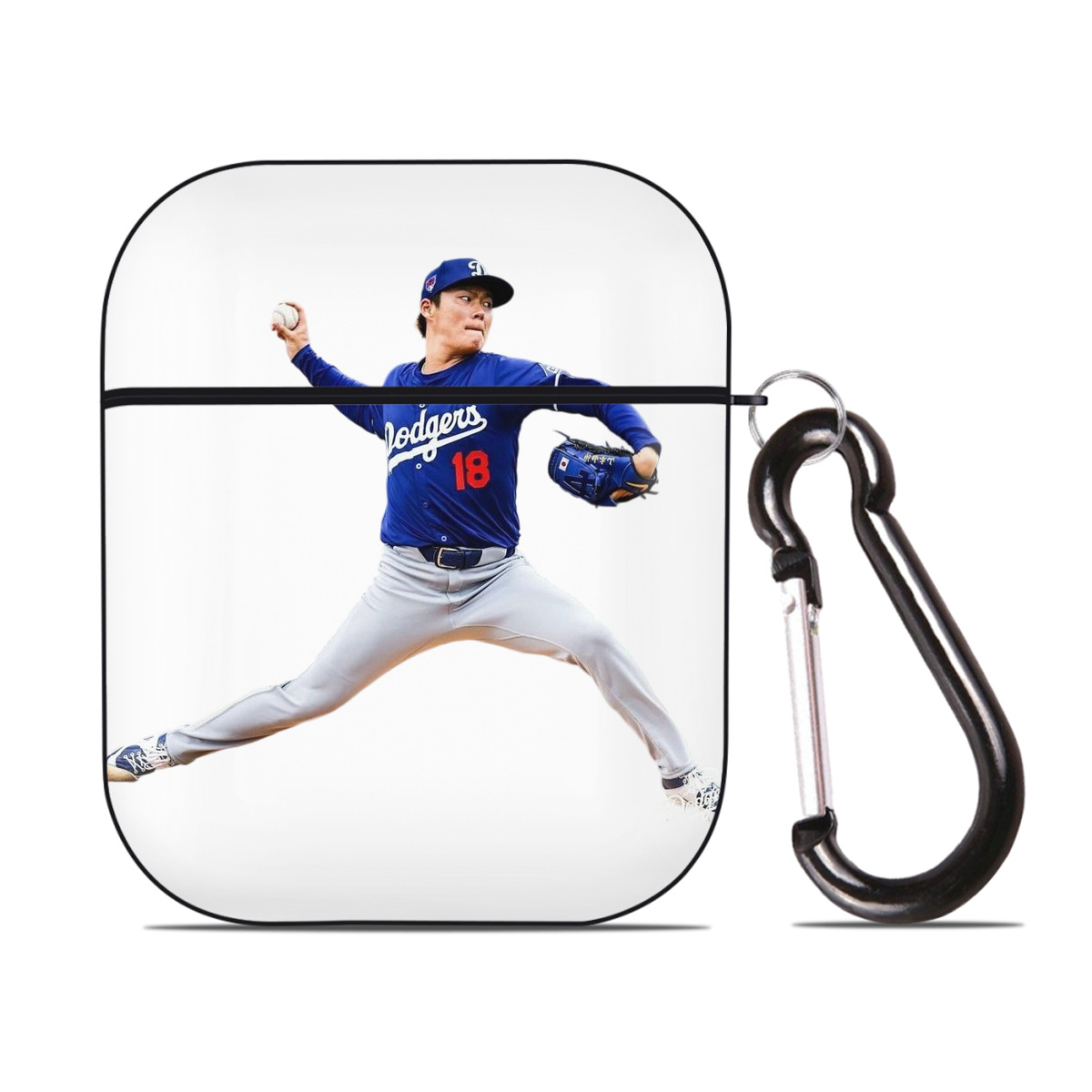  AirPods 2 Case Hard Shell Black, Flexible PC Material, Precise Cutouts, Full Protection, Anti-Fingerprint, Washable, Includes Keychain – Durable & Slim Design