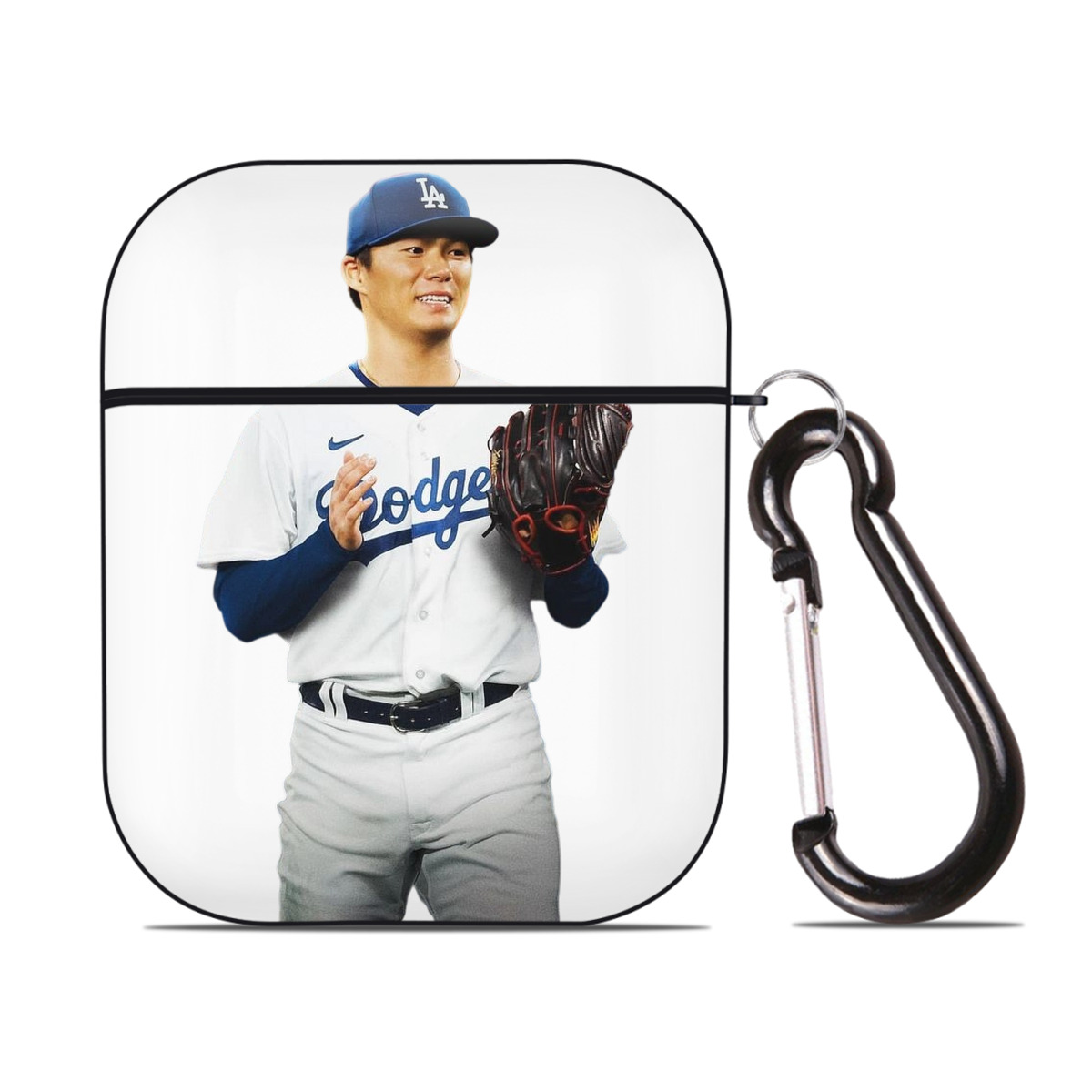  AirPods 2 Case Hard Shell Black, Flexible PC Material, Precise Cutouts, Full Protection, Anti-Fingerprint, Washable, Includes Keychain – Durable & Slim Design