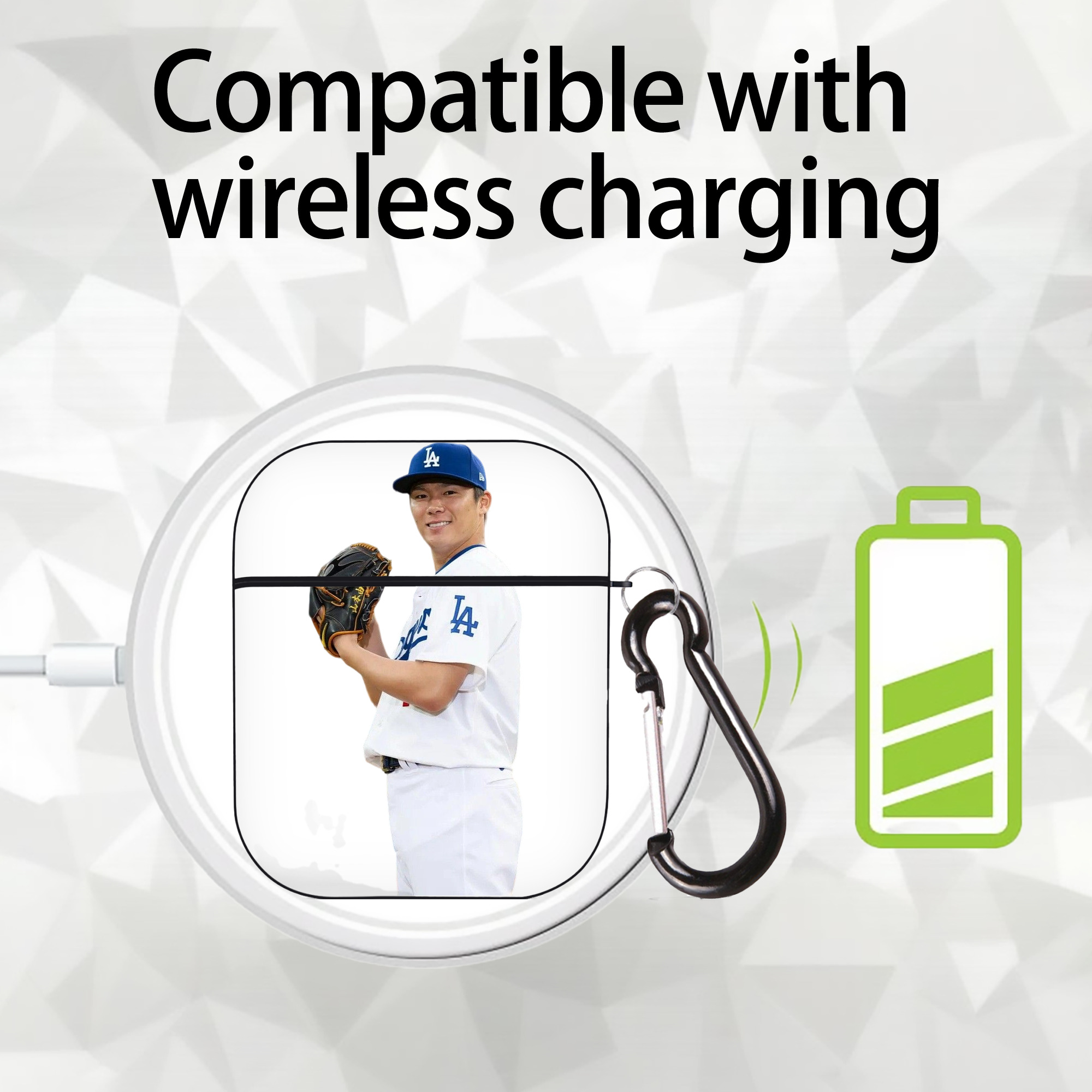  AirPods 2 Case Hard Shell Black, Flexible PC Material, Precise Cutouts, Full Protection, Anti-Fingerprint, Washable, Includes Keychain – Durable & Slim Design