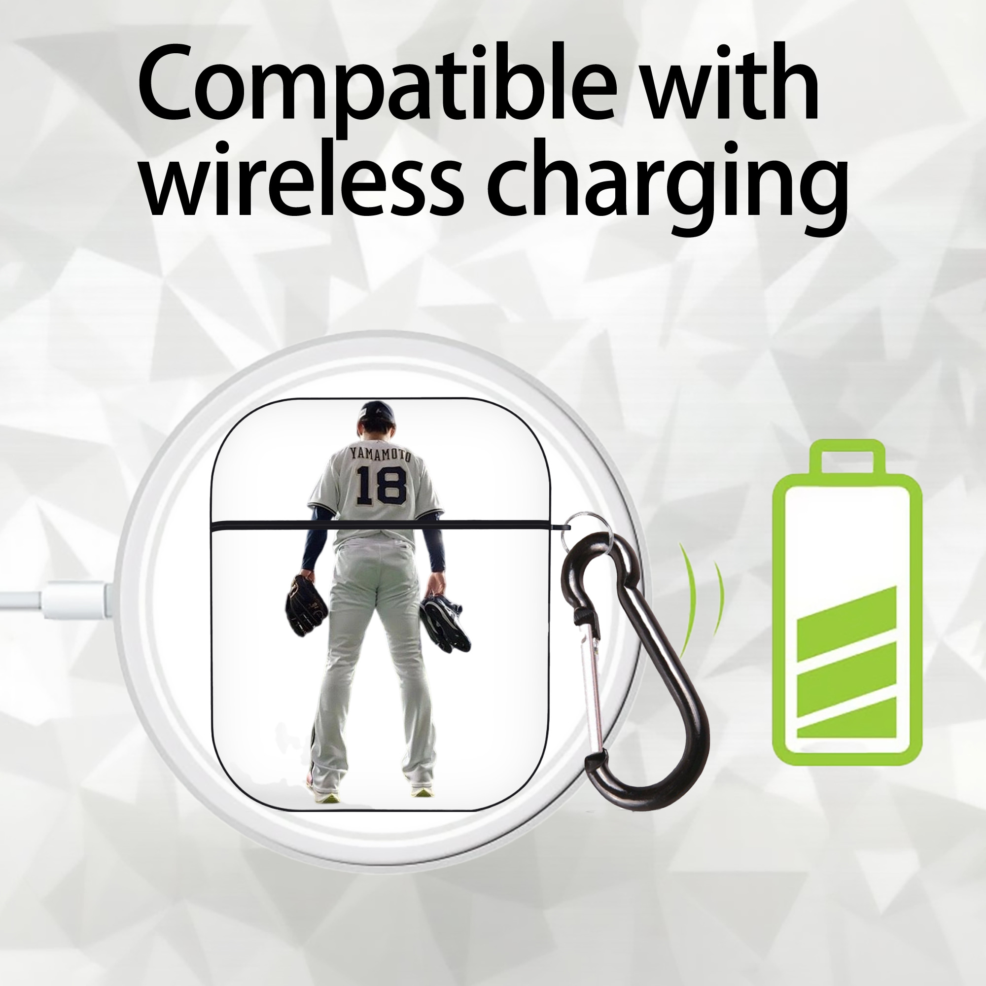  AirPods 2 Case Hard Shell Black, Flexible PC Material, Precise Cutouts, Full Protection, Anti-Fingerprint, Washable, Includes Keychain – Durable & Slim Design