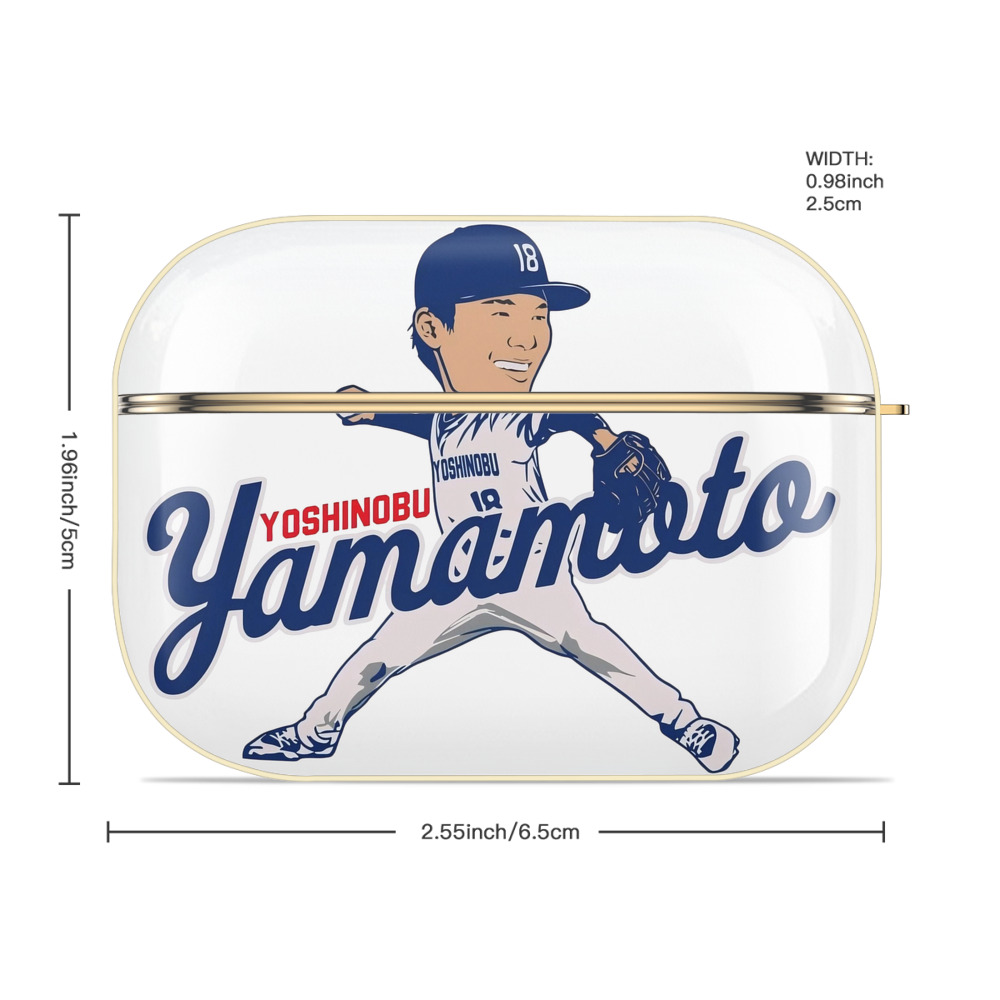  Luxury Gold AirPods Pro Case With Keychain, Flexible PC Material, Full Protection, Precise Cutouts, Anti-Fingerprint, Washable, Durable Design