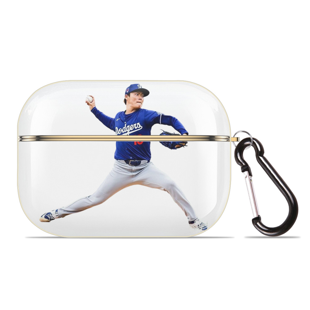  Luxury Gold AirPods Pro Case With Keychain, Flexible PC Material, Full Protection, Precise Cutouts, Anti-Fingerprint, Washable, Durable Design