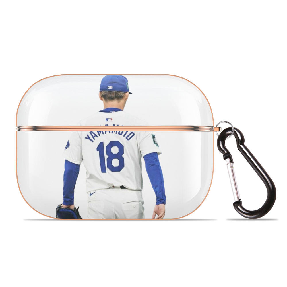  AirPods Pro Protective Case Rose Gold, Flexible PC Material, Precise Fit, Anti-Slip Cover, Full Protection, Fingerprint Resistant, Washable With Keychain