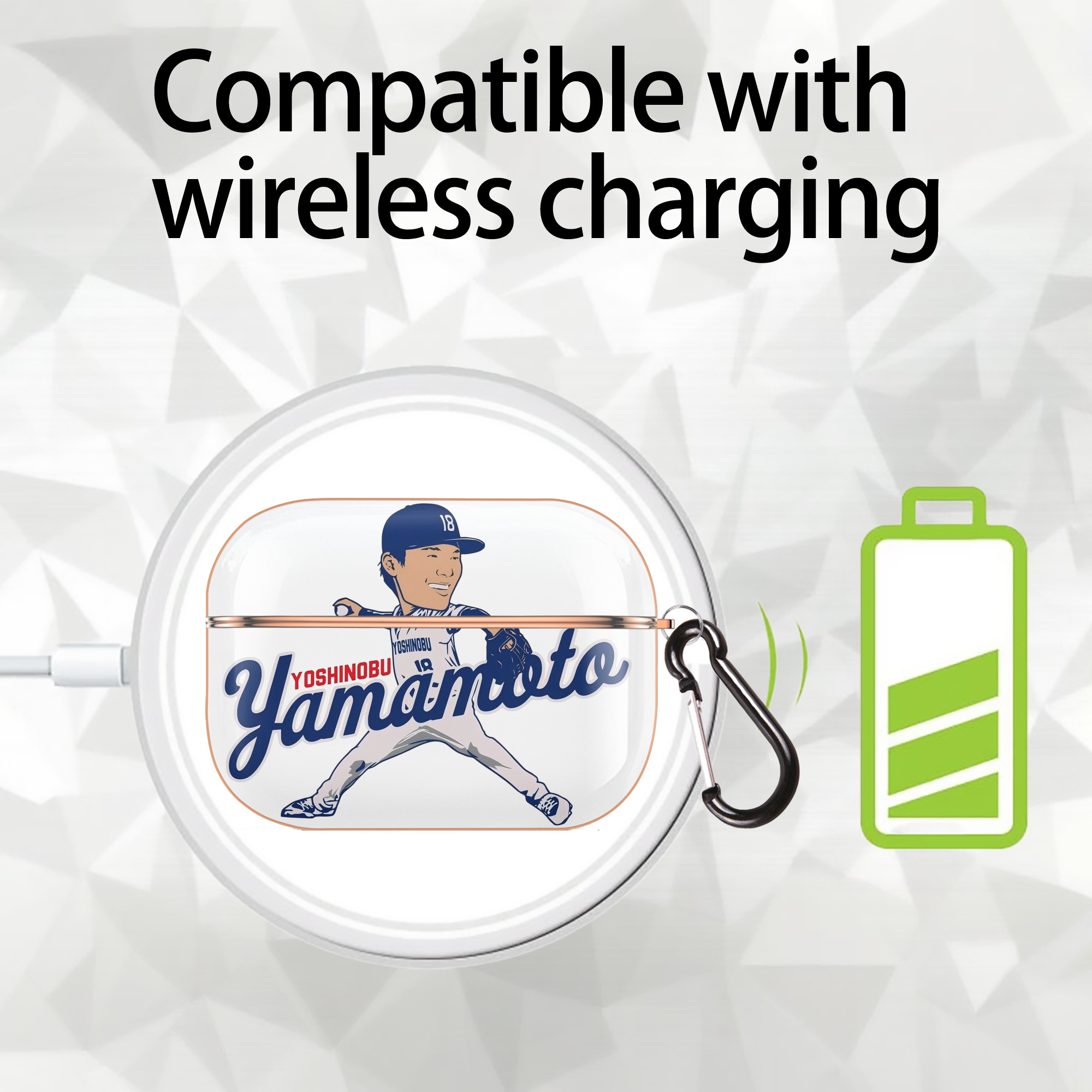  AirPods Pro Protective Case Rose Gold, Flexible PC Material, Precise Fit, Anti-Slip Cover, Full Protection, Fingerprint Resistant, Washable With Keychain