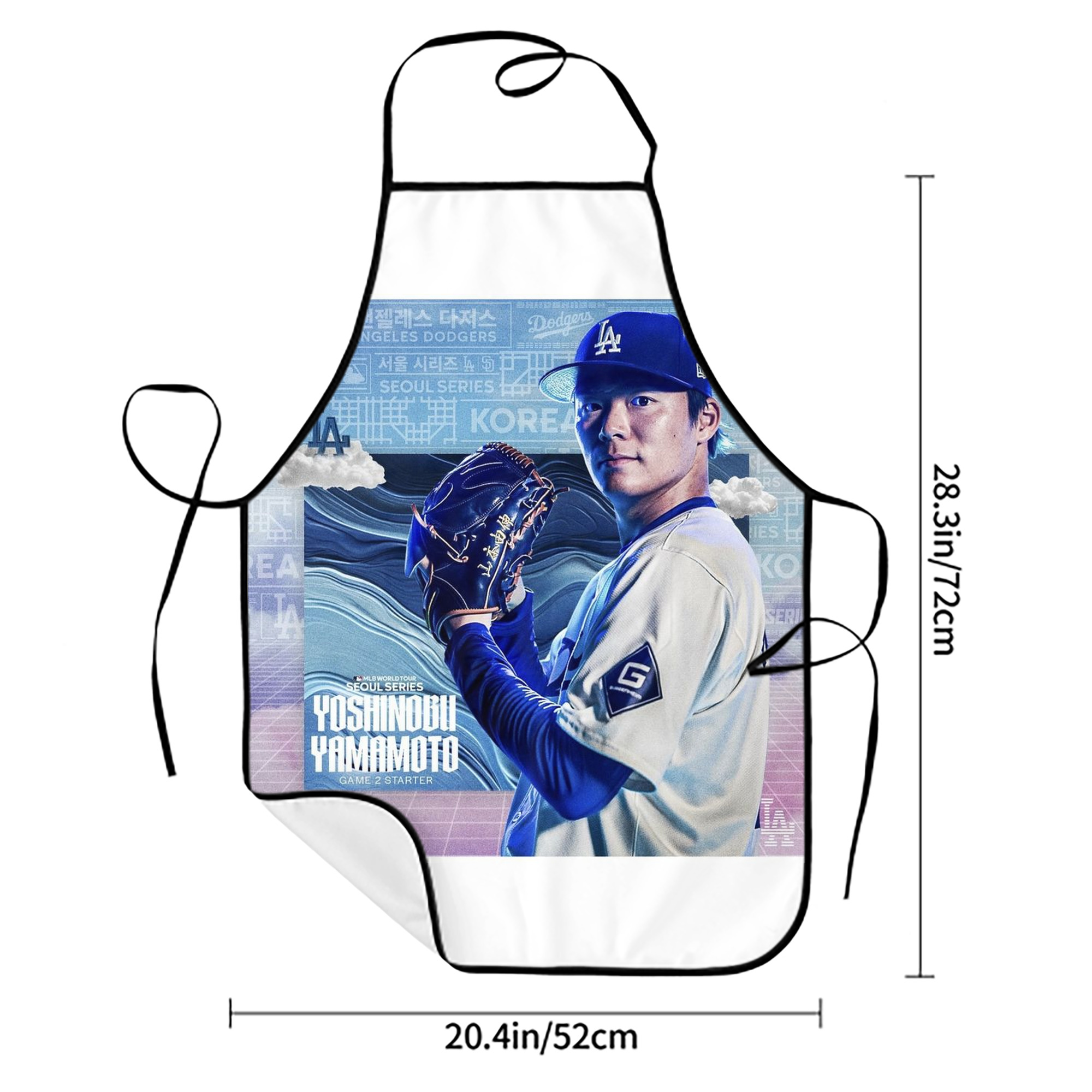  Stain-Resistant Polyester Apron With Pocket – Full Print, Waterproof, Anti-Wrinkle, Anti-Pilling – Ideal For Kitchen, BBQ, Restaurant, Salon & More