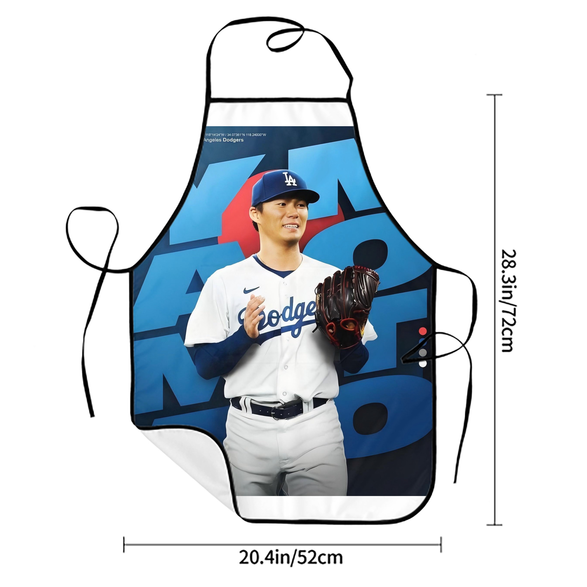  Stain-Resistant Polyester Apron With Pocket – Full Print, Waterproof, Anti-Wrinkle, Anti-Pilling – Ideal For Kitchen, BBQ, Restaurant, Salon & More