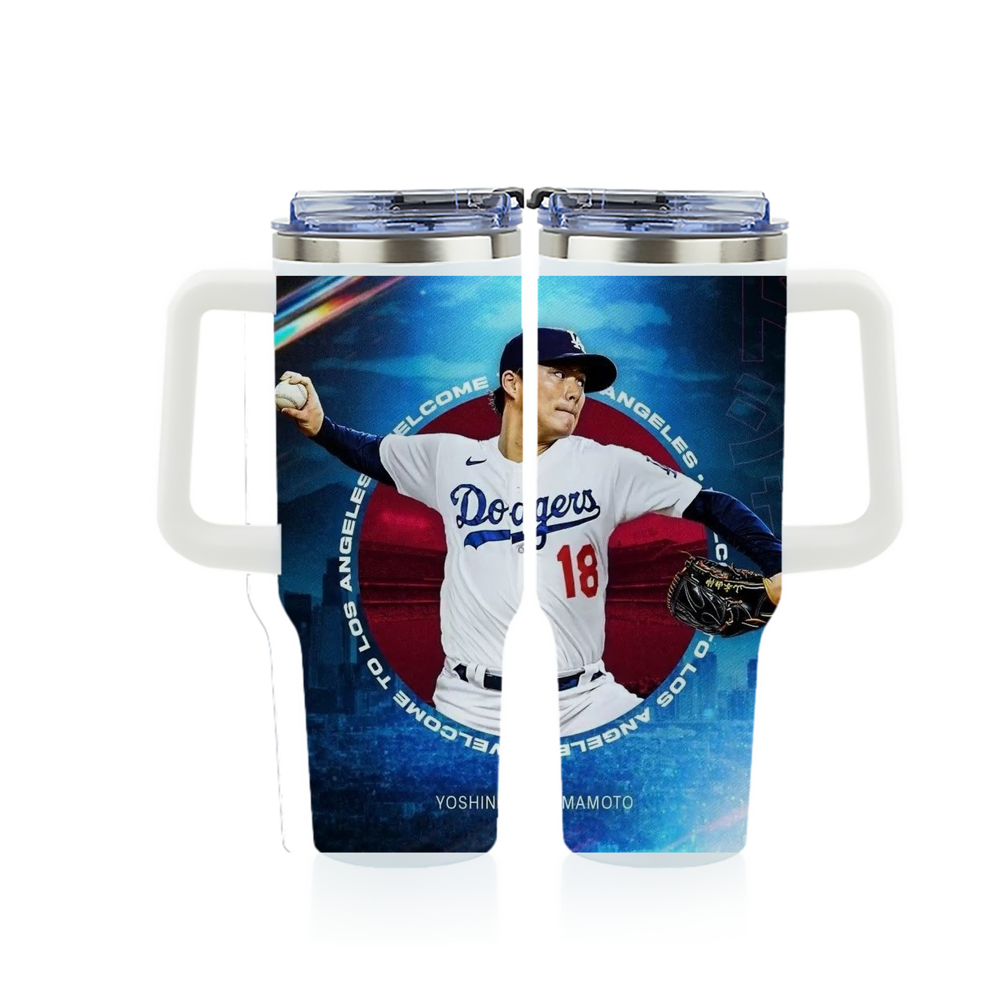  40oz Full Wrap Car Tumbler – Durable Stainless Steel Travel Mug With Vibrant UV Print – Double Wall Insulated, Fits Most Car Cup Holders